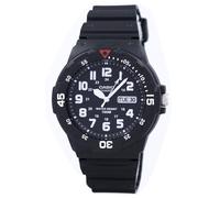 Casio Quartz Analog Black Resin Strap Dress MRW-200H-1BVDF 100M Men's Watch