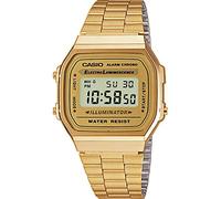 Casio Retro Gold Tone Unisex Watch Alarm Chrono Light Digital A168WG 9WDF