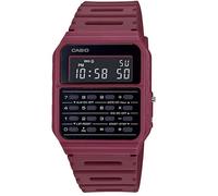 Casio Retro Mens Digital Calculator Resin Rubber Red Strap Watch CA-53WF-4BDF