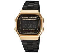 Casio Retro Unisex's Black Watch A168WEGB-1BEF Stainless Steel - One Size