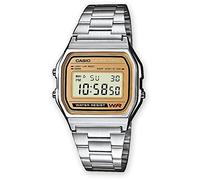 Casio Retro Vintage Watch A158WEA-9EF - Stainless Steel Unisex Quartz Digital