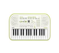 Casio SA-50 32 Mini-Keys Keyboard in White and Green and Rhythm Warriors animated online lessons