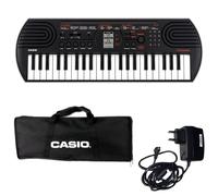 Casio SA-81 mini keyboard with 44 keys, color black/light grey, with bag and power supply
