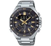 Casio Men's Analogue-Digital Quartz Watch with Stainless Steel Strap ECB-10DB-1A9EF