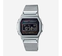 Casio Silver Unisexs Digital Watch Casio Collection A1000M-1B - 100% Genuine