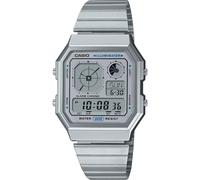 Casio Silver Unisexs Digital Watch Casio Collection Vintage A130WE-7AEF