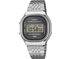 Casio Silver Unisexs Digital Watch Casio Collection Vintage A140WE-8AEF