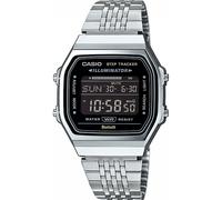 Casio Silver Unisexs Digital Watch Casio Collection Vintage ABL-100WE-1BEF