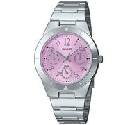 Casio Women's Multi Dial Quartz Watch with Stainless Steel Strap LTP-2069D-4A3VEF