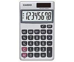 Casio SL-300SV 8 Digit Pocket Calculator Silver