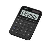 CASIO MS-20YC small desktop calculator with time calculation, black