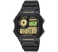 Casio Watch Digital World Time Illuminator Black AE-1200WH-1BVDF