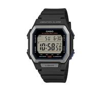 Casio Square Dial Black Strap Digital Watch