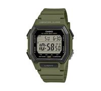 Casio Square Dial Green Strap Digital Watch