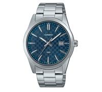 Casio Stainless Steel Blue Dial Japan Mov't Quartz MTP-VD03D-2A2 Mens Watch
