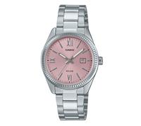 Casio Stainless Steel Pink Dial Quartz LTP-1302DD-4A1V Women's Ladies Watch