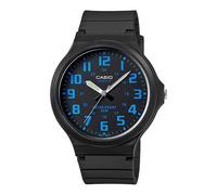 Casio Standard 44mm Black Blue Men's Analogue Watch MW-240-2BVDF