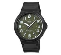 Casio Standard 48mm Black Men's Green Analogue Watch MW-240-3BVDF