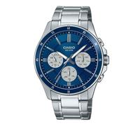 Casio Mtp1374d2a3vd 5atm 47mm Watch Silver Men