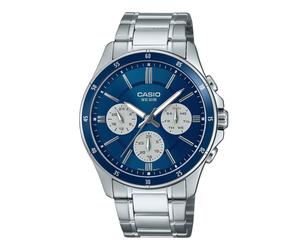 Casio Standard Analog Blue Dial Sports Quartz MTP-1374D-2A3V Men's Watch