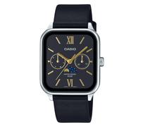 Casio Standard Analog Leather Black Dial Quartz 50M Men's Watch MTP-M305L-1A2V