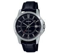 Casio Standard Analog Leather Strap Black Dial Quartz MTP-V004L-1C Men's Watch