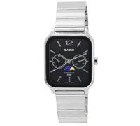 Casio Men's Black Dial Analogue Watch MTP-M305D-1AVDF, black, Bracelet