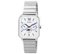 Casio Standard Analog Moon Phase Silver Dial Quartz MTP-M305D-7A Men's Watch