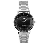 Casio Standard Analog Stainless Steel Black Dial Quartz MTP-VT04D-1E Men's Watch