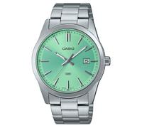 Casio Enticer Analog Green Dial Men MTP-VD03D-3A2UDF (A2244), Green, Minimalist