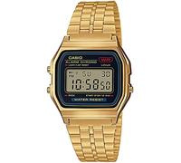 Casio Standard Digital Quartz Watch A159WGEA-1, Free sliding clasp Gold A159WGEA-1, Bracelet Type