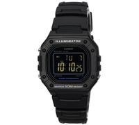 Casio Standard Digital Resin Strap Black Dial Quartz W-218H-1B Men's Watch