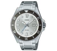 Casio Standard Silver Dial Quartz Sports 200M Men's Watch MDV-107D-7AV