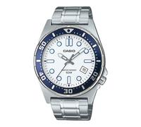 Casio Standard White Dial Quartz Casual 50M Date Steel MTD-135D-7AV Men's Watch