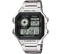 Casio Timeless AE-1200WHD-1AVEF - Man - 43 mm - Digital - Quartz - Plexi Glass Silver 18 mm