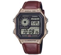 Casio Timeless AE-1200WHL-5AVEF - Man - 42 mm - Digital - Quartz - Plexi Glass Black 18 mm