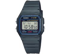 Casio Timeless F-91W-1YEG - Unisex - 33 mm - Digital - Quartz - Plexi Glass Black 18 mm