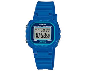 Casio Timeless LA-20WH-2AEF - Unisex - 31 mm - Digital - Quartz - Plexi Glass Blue 16 mm