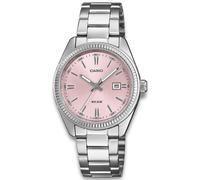 Casio Timeless LTP-1302PD-4AVEF - Woman - 30 mm - Analogue - Quartz - Mineral Glass Silver 30 mm