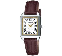Womens Wristwatch CASIO LTP-B150L-7B2EF Leather Brown White Vintage