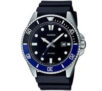 Casio Timeless MDV-107-1A2VEF - Man - 45 mm - Analogue - Quartz - Mineral Glass Black 22 mm
