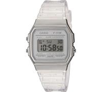 Casio Timeless Unisex Digital Watch Translucent White F-91WS-7EF