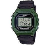 Casio Timeless W-218H-3AVEF - Man - 44 mm - Digital - Quartz - Plexi Glass Black 25 mm
