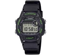 Casio Timeless W-220H-1A3VEF - Unisex - 37 mm - Quartz - Plexi Glass Black 16 mm