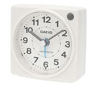 CASIO TQ-750J-7JF Table Clock, Radio Clock, Analog, Square, White