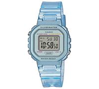 Casio Unisex 30.00mm Quartz Watch with Clear Digital dial and Blue Plastic/Resin Bracelet Strap LA-20WHS-2AEF