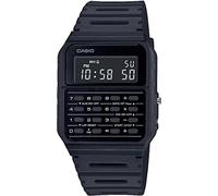 Casio Unisex 34.40mm Quartz Watch with Black Digital dial and Black Plastic/Resin Strap Strap CA-53WF-1BEF