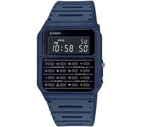 Casio Unisex 34.40mm Quartz Watch with Black Digital dial and Blue Resin Strap CA-53WF-2BEF