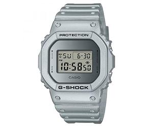 Casio Unisex 49.00mm Quartz Watch with Silver Digital dial and Silver Plastic/Resin Strap Strap DW-5600FF-8ER