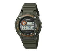 Casio Unisex Adult Quartz Digital Watch with Resin Strap W-216H-3BVDF (I099)
